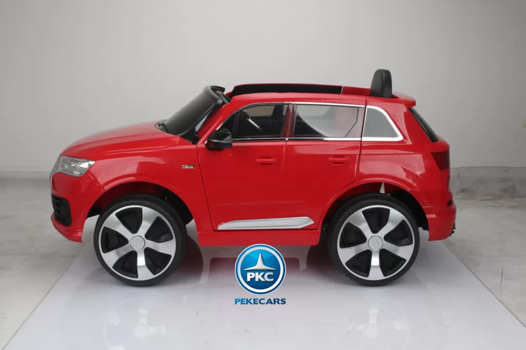Coche electrico infantil Audi Q7 S-Line Rojo