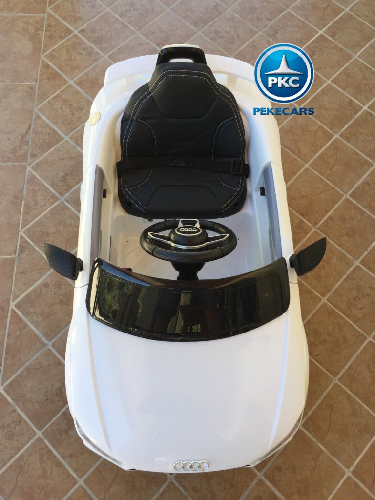 Coche electrico infantil Audi TT Blanco