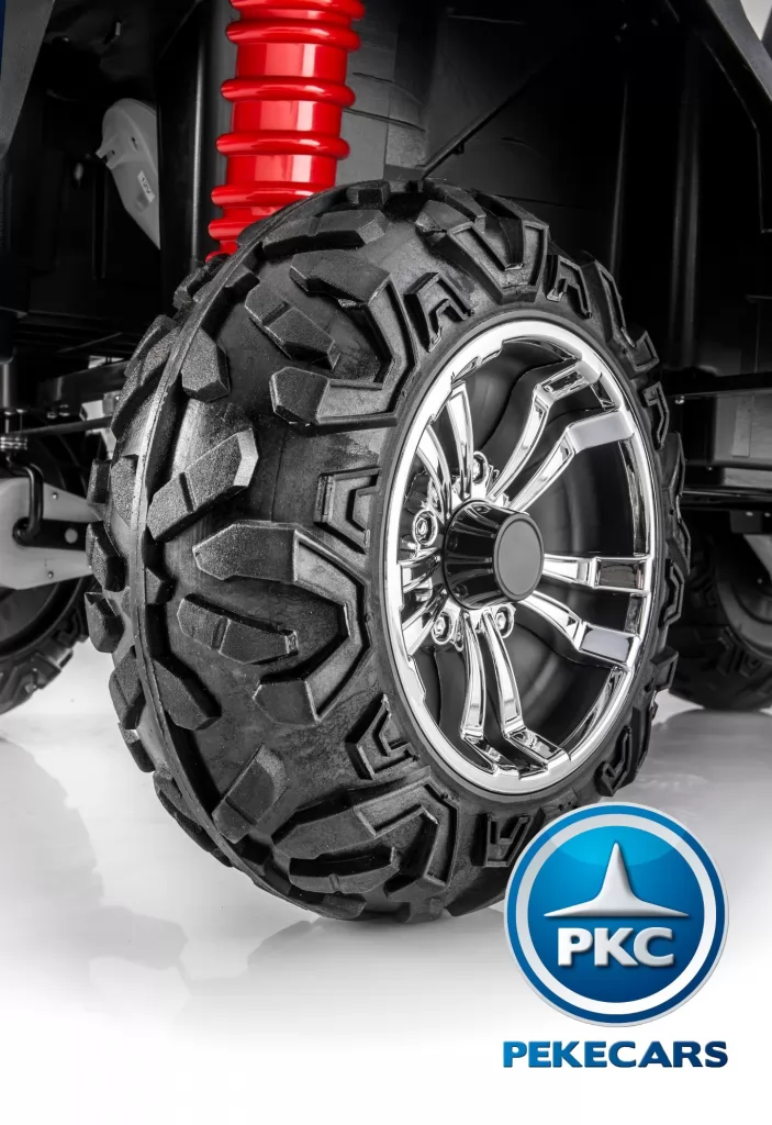 Todoterreno Infantil Beach Buggy 24V 2.4G Rojo con ruedas de caucho antipinchazos