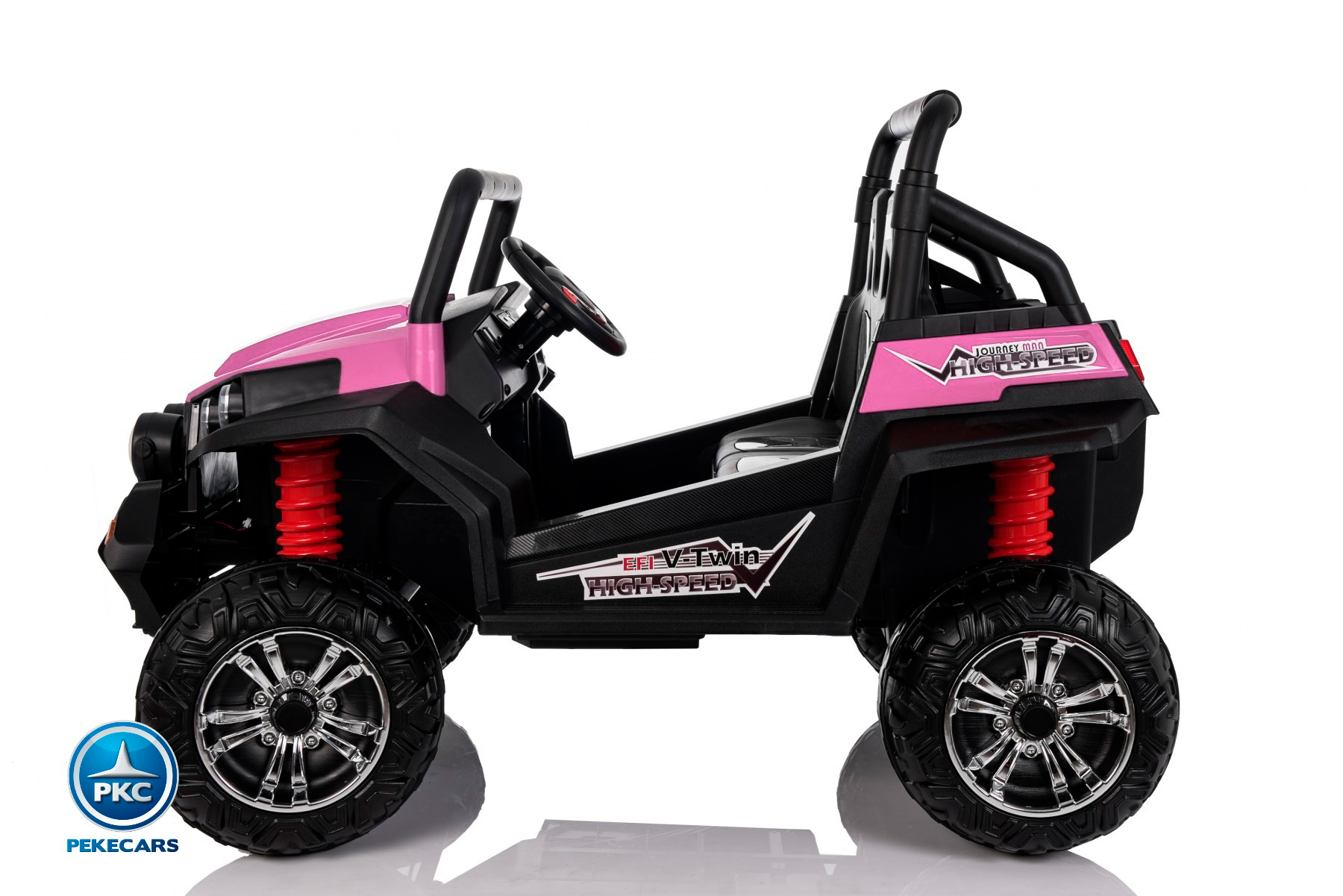 Todoterreno Infantil Beach Buggy 12V 2.4G Rosa lateral