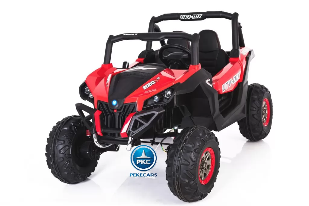 Coche electrico para niños Buggy UTV Rojo