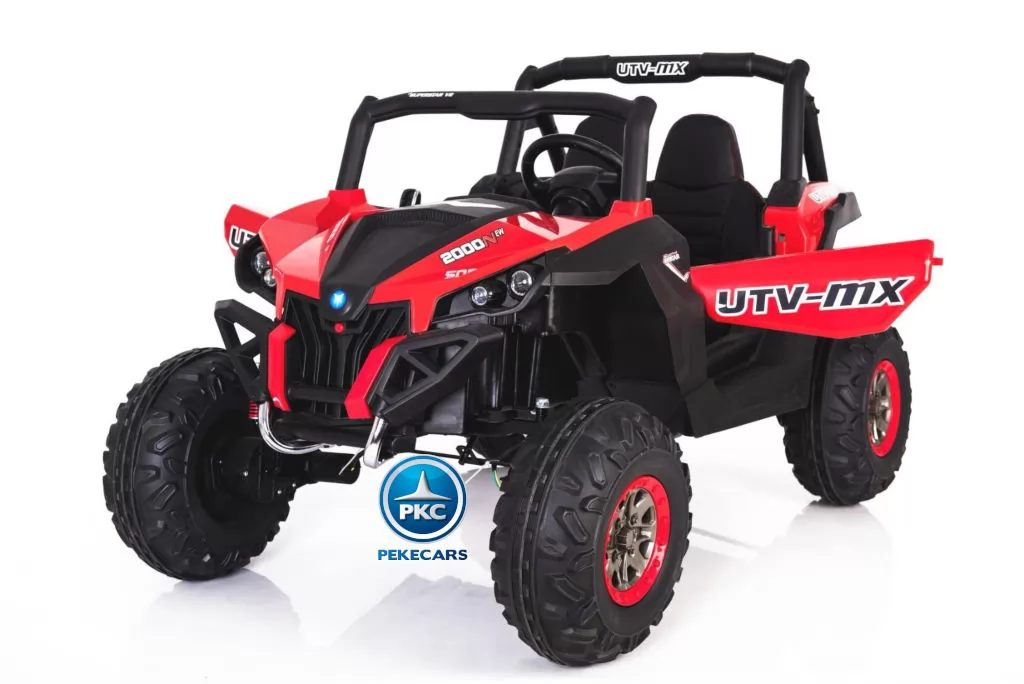 Coche electrico para niños Buggy UTV Rojo