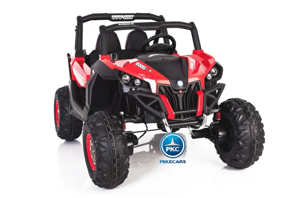 Coche electrico para niños Buggy UTV Rojo