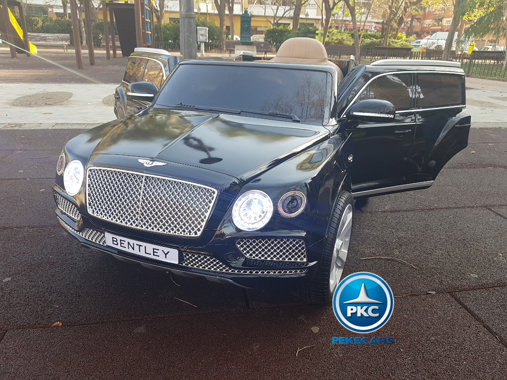 Coche electrico infantil Bentley Bentayga Negro Metalizado vista principal