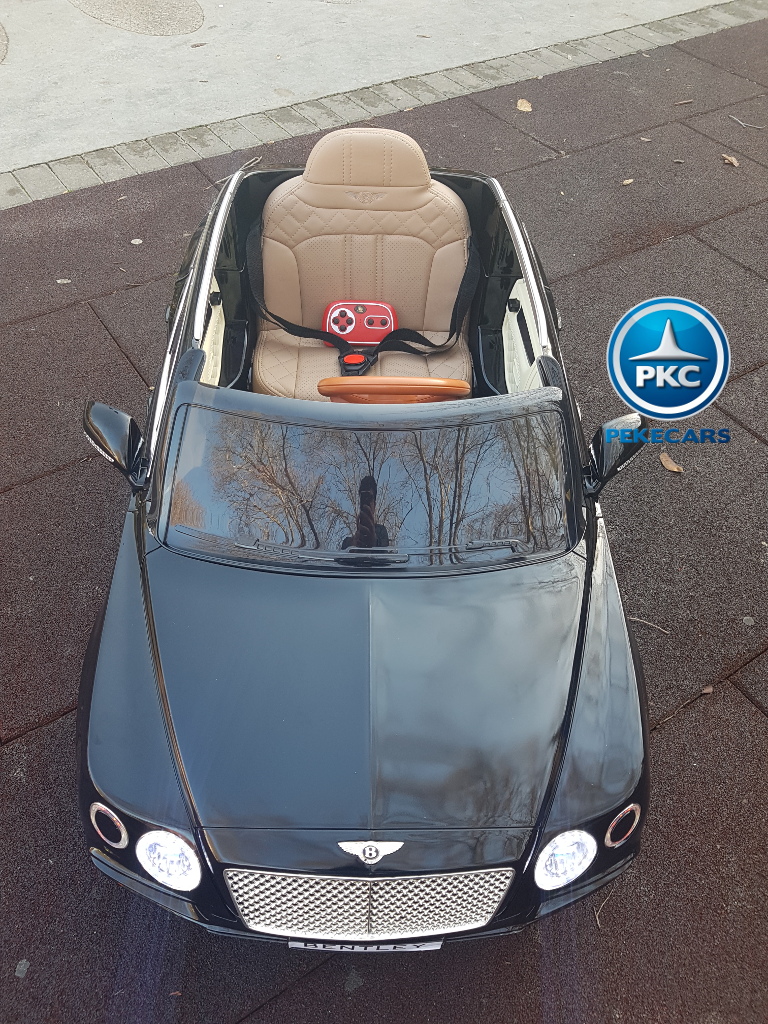 Coche electrico infantil Bentley Bentayga Negro Metalizado visto desde arriba