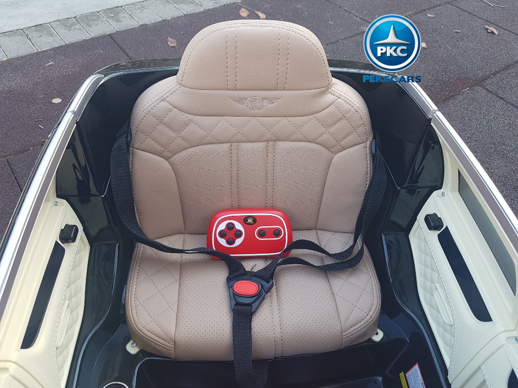Coche electrico infantil Bentley Bentayga Negro Metalizado con mando radiocontrol 2.4G