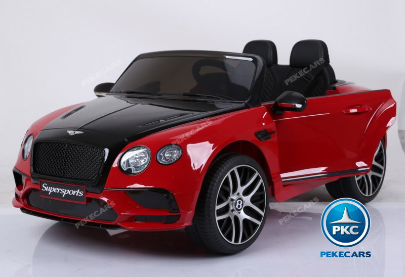 Coche electrico para niños Bentley Continental Supersports 12V Rojo Vista principal