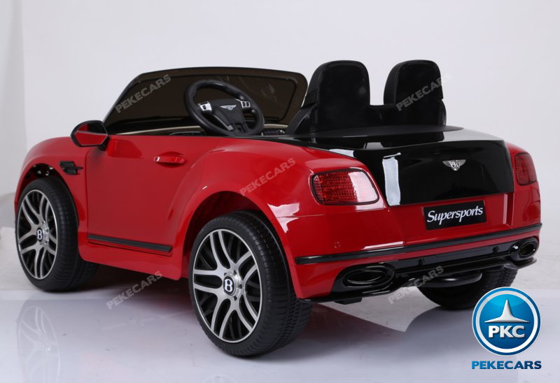 Coche electrico infantil Bentley Continental Supersports 12V Rojo con apertura de puertas