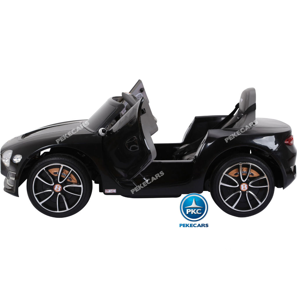 Coche electrico infantil Bentley EXP Negro con ruedas de caucho antipinchazos