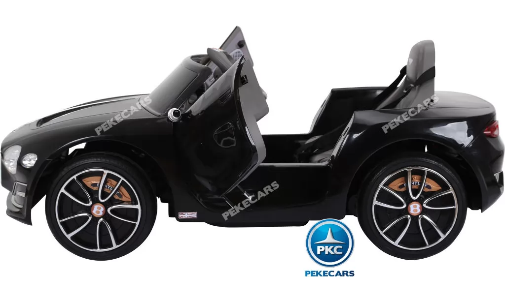 Coche electrico infantil Bentley EXP Negro con ruedas de caucho antipinchazos