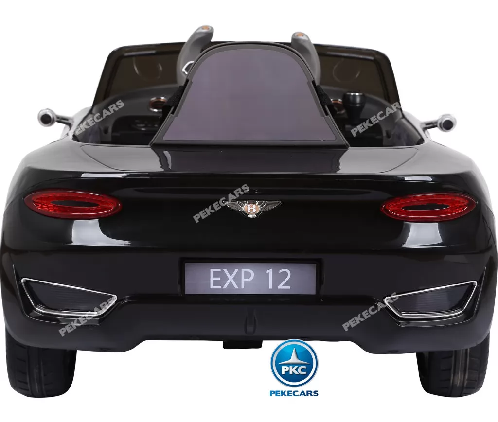 Coche electrico para niños Bentley EXP Negro con luces LED traseras