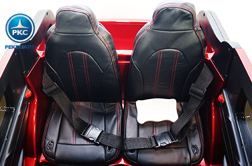 Coche electrico para niños bmw x5 style Burdeos Metalizado dos plazas
