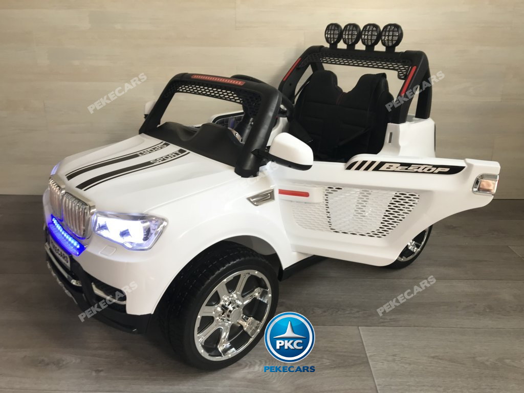 Coche electrico para niños BMW X7 Style 12V Blanco vista principal