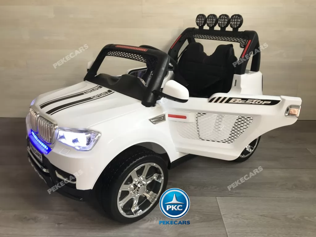 Coche electrico para niños BMW X7 Style 12V Blanco vista principal