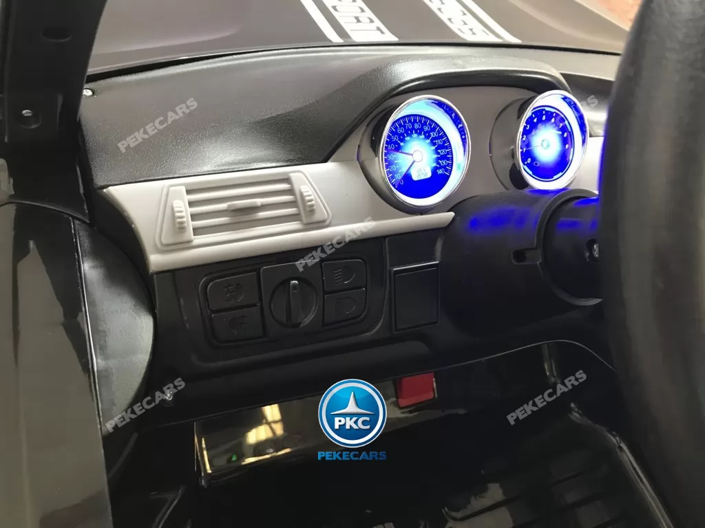 Coche electrico infantil BMW X7 Style 12V Negro con salpicadero iluminado
