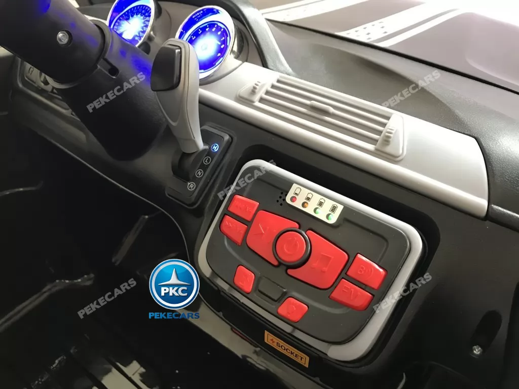 Coche electrico para niños BMW X7 Style 12V Negro interior