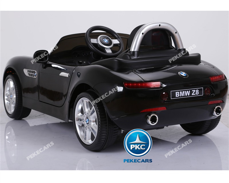 Coche eléctrico infantil BMW Z8 12V Negro con apertura de puertas