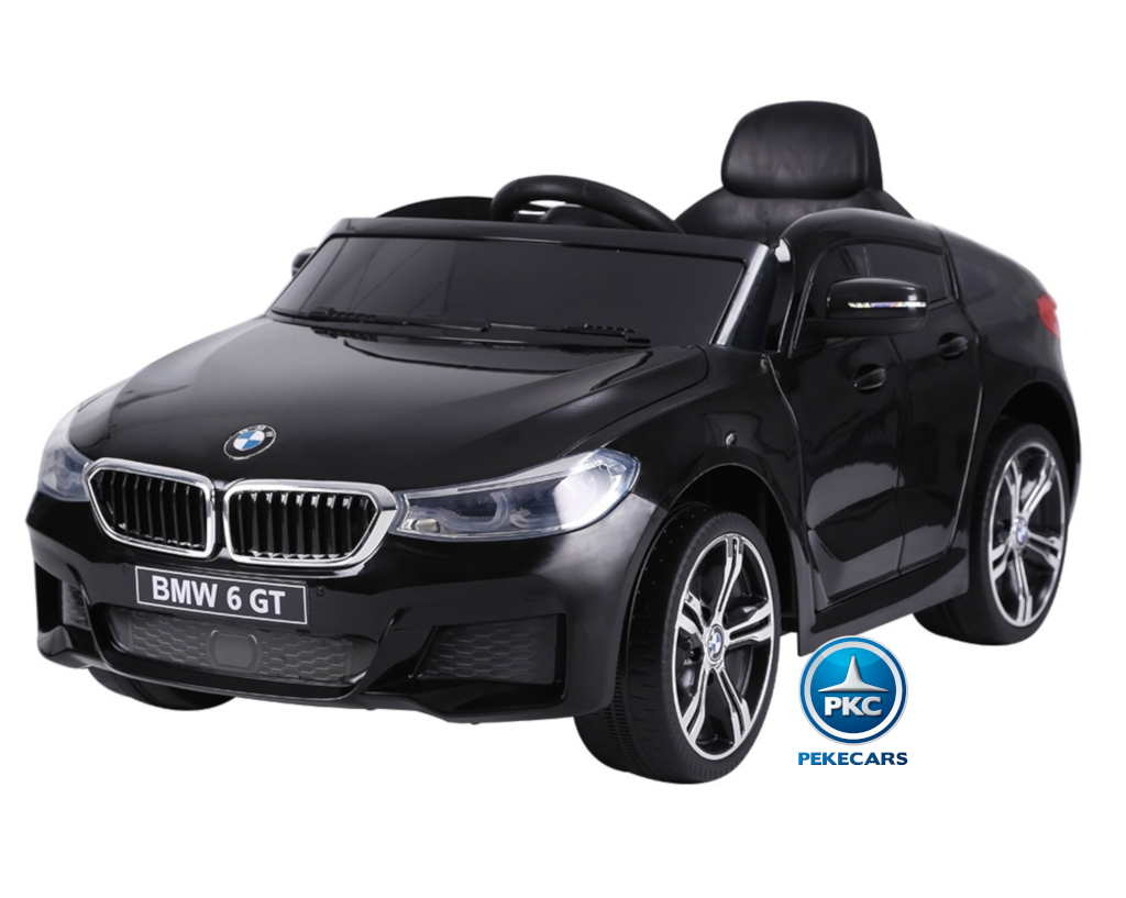 Coche electrico para niños BMW 6 GT 12V Negro Metalizado - vista principal