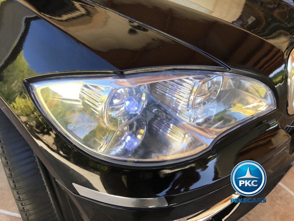 Coche electrico para niños BMW X6 Negro Metalizado luces LED delanteras