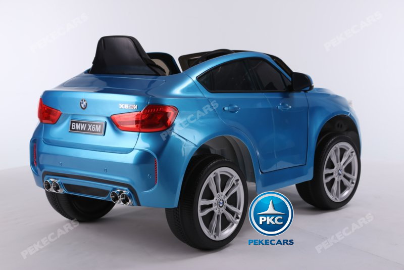 Coche electrico para niños BMW X6M Azul Metalizado