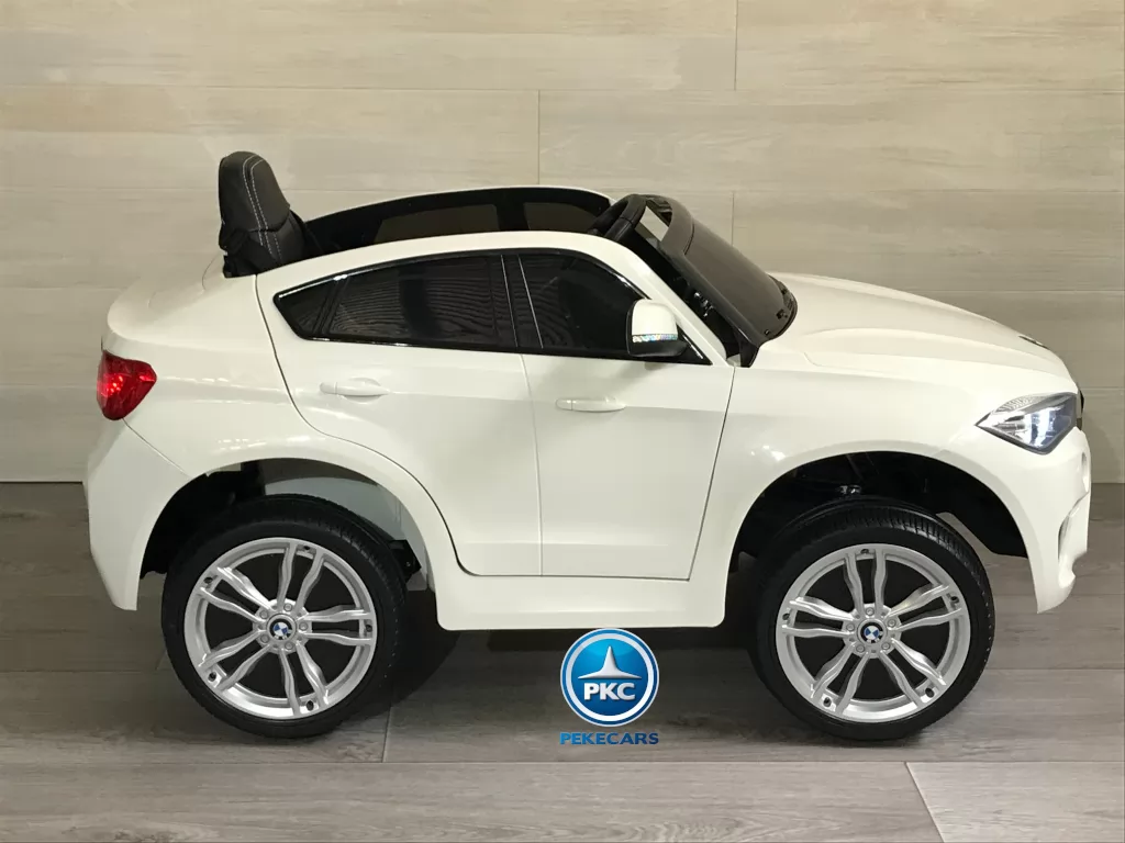 Coche electrico infantil BMW X6M Blanco