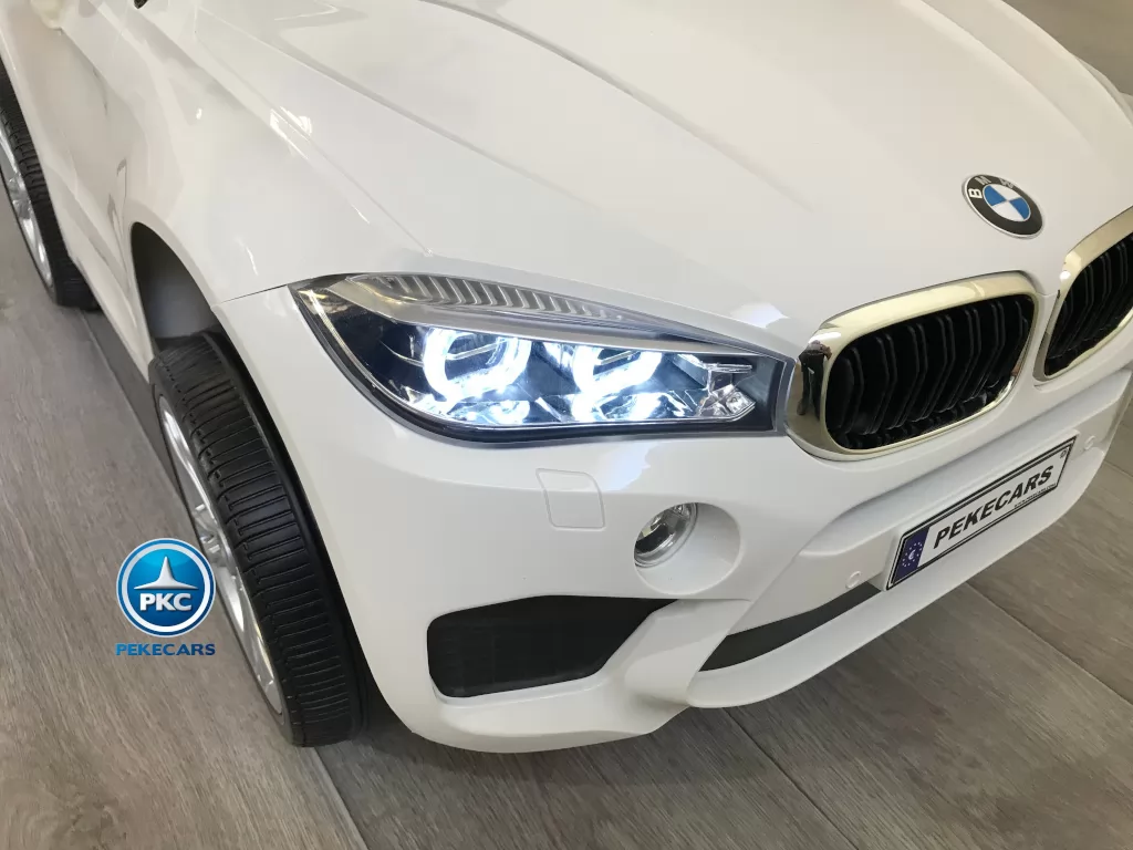 Coche electrico infantil BMW X6M Blanco