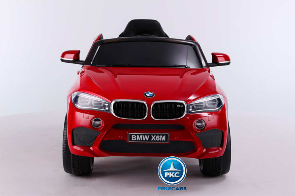 Coche electrico infantil BMW X6M Rojo frontal