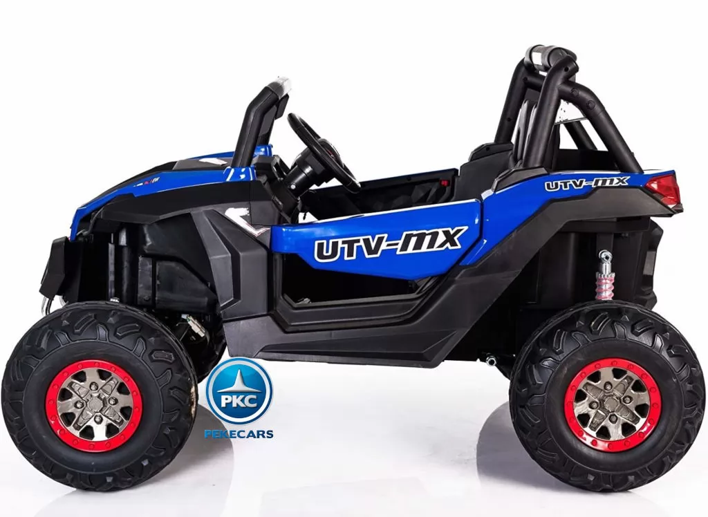 Coche electrico para niños Buggy UTV Azul
