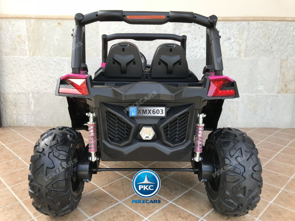 Coche electrico para niños Buggy UTV Rosa