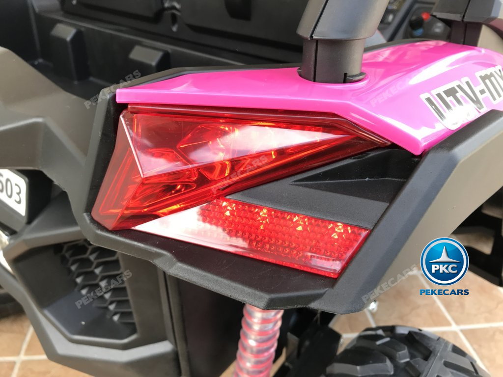 Coche electrico para niños Buggy UTV Rosa