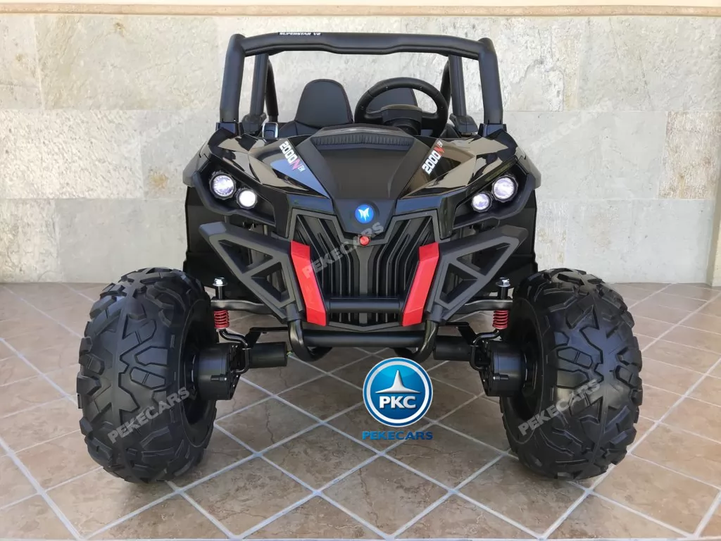 Coche electrico para niños Buggy UTV Negro