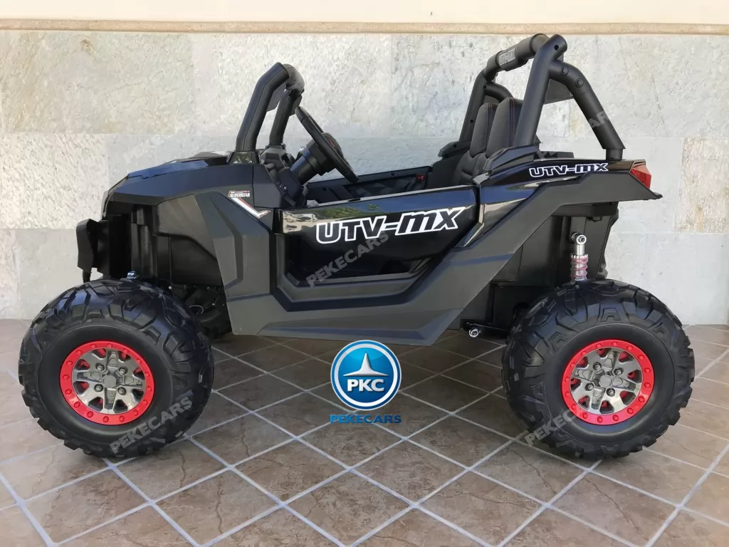 Coche electrico para niños Buggy UTV Negro