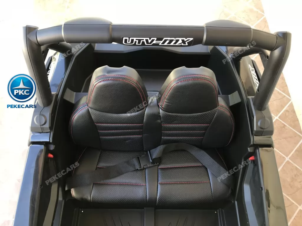 Coche electrico para niños Buggy UTV Negro