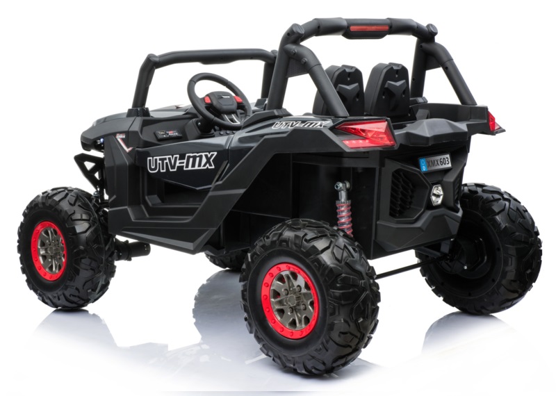 Coche electrico para niños Buggy UTV Negro carbono