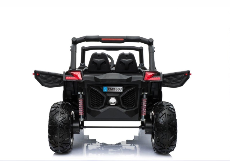 Coche electrico para niños Buggy UTV Negro carbono