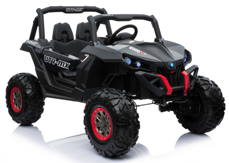 Coche electrico para niños Buggy UTV Negro carbono