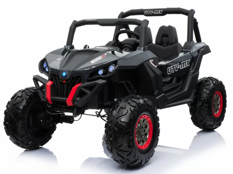Coche electrico para niños Buggy UTV Negro carbono