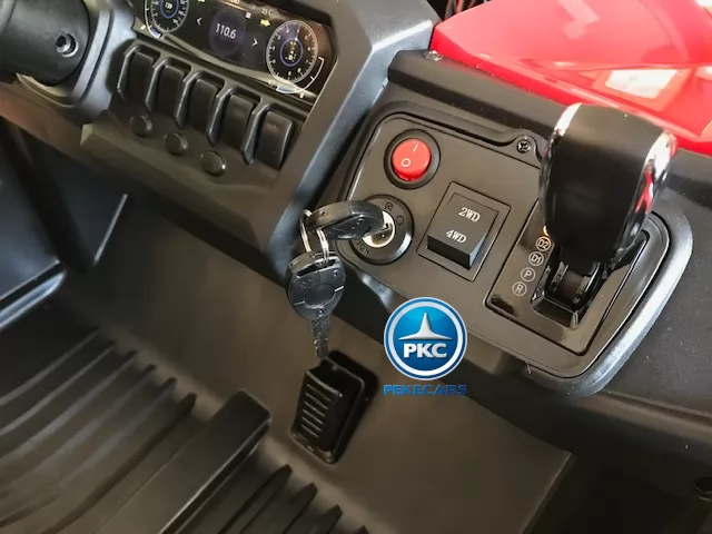 Coche electrico para niños Buggy UTV Rojo