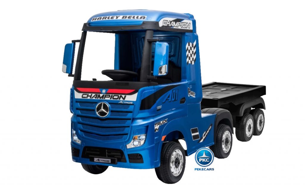Camion Mercedes Actros Azul pintado