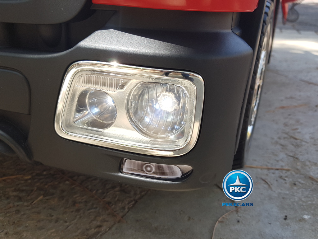 Camion de bomberos infantil de 1 plaza Rojo
