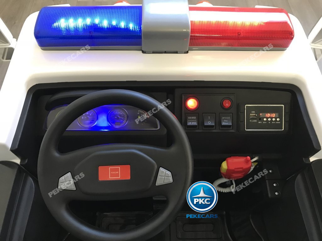 Camion de policia megafono