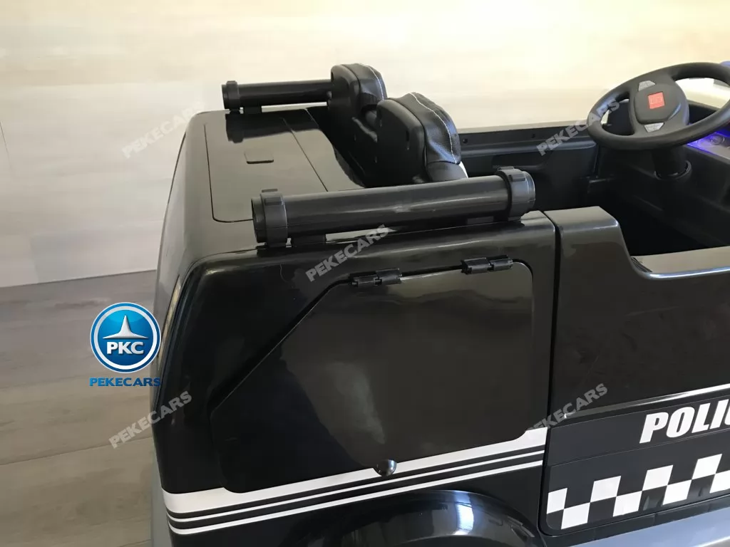 Camión Eléctrico de policia para niños 12V 2 plazas completamente equipado
