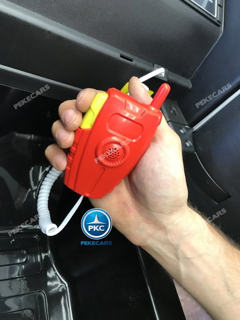 Camion de policia megafono