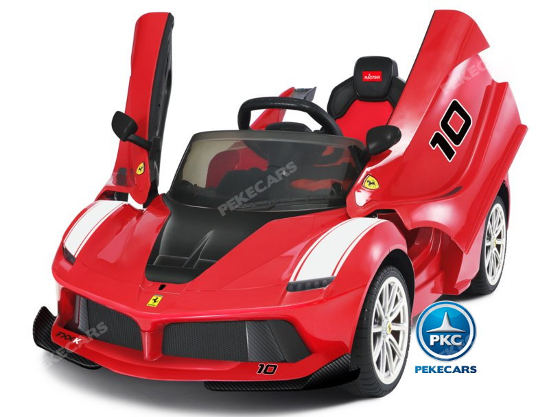 Coche electrico infantil Ferrari FXX-K Rojo Pintado apertura de puertas