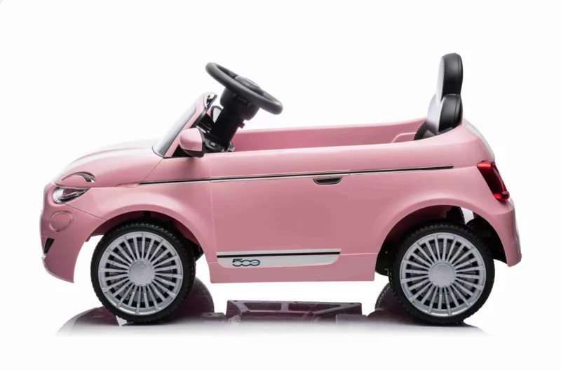 coche infantil fiat 500 rosa