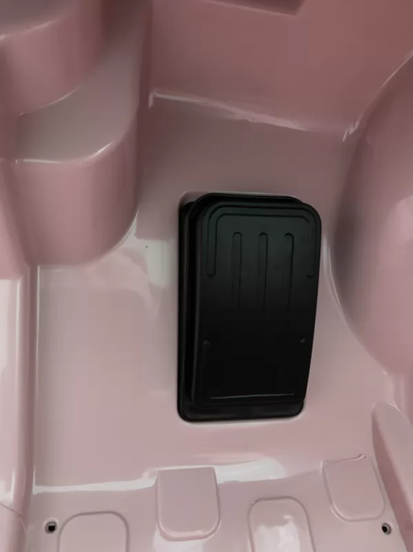 coche infantil fiat 500 rosa
