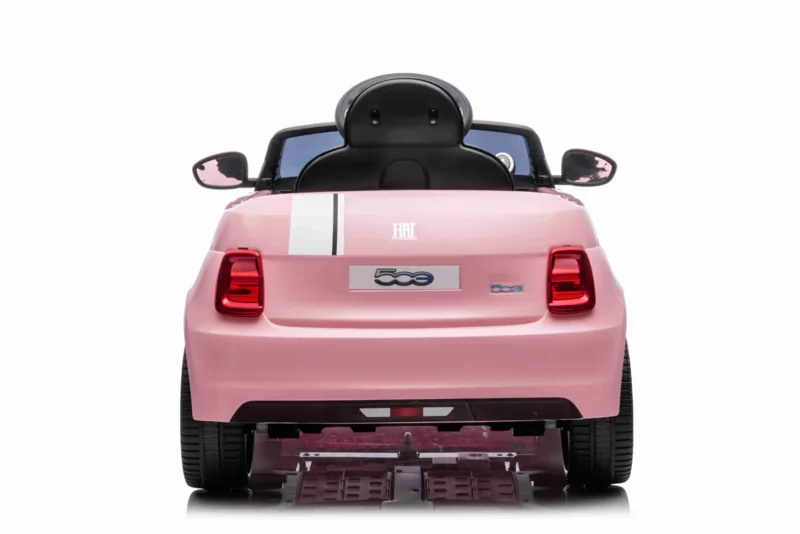 coche infantil fiat 500 rosa