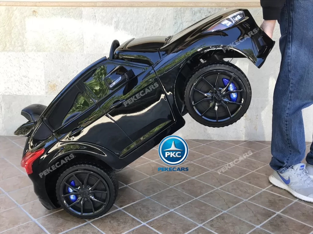 Coche electrico infantil Ford Focus RS Negro sistema de transporte