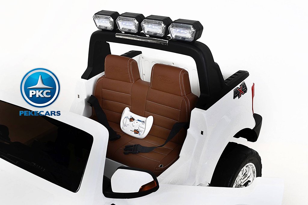 Todoterreno electrico infantil Ford Ranger MP4 Blanco pantalla