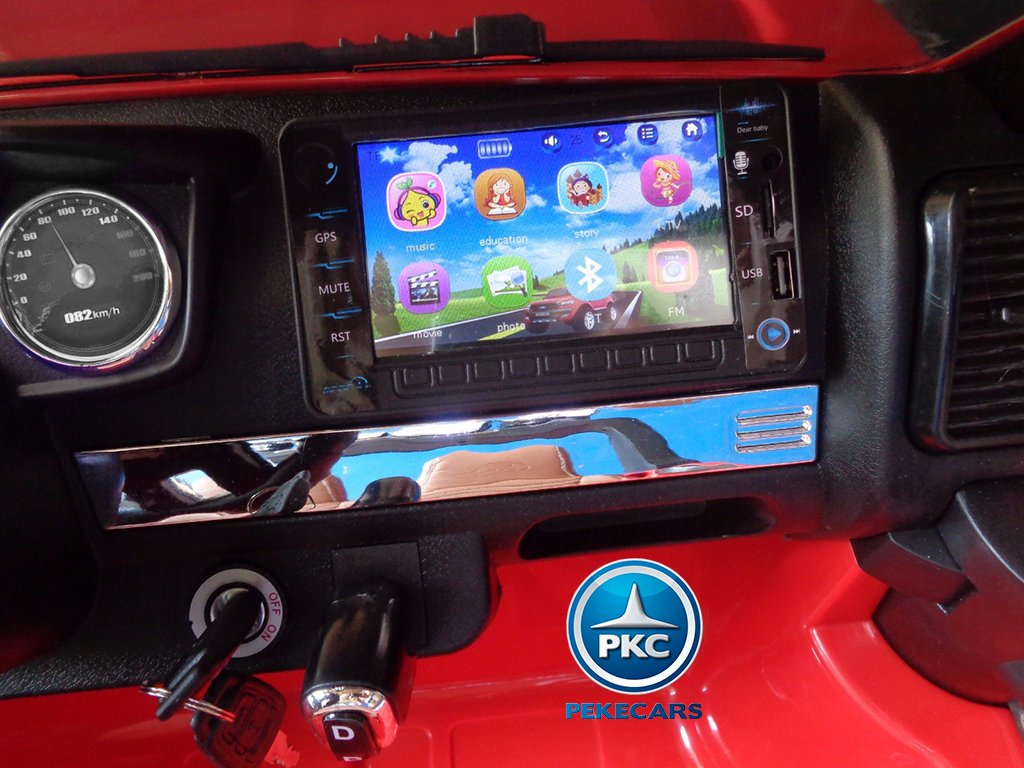 Todoterreno electrico para niños Ford Ranger MP4 Blanco